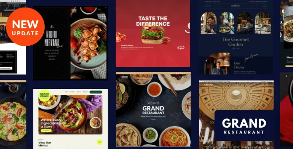 Grand Restaurant - Restaurant Cafe Theme nulled