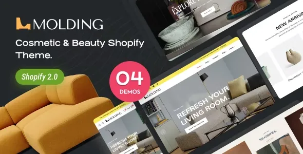 Molding - Modern Interior and Decoration Shopify Theme OS 2.0 Free Download