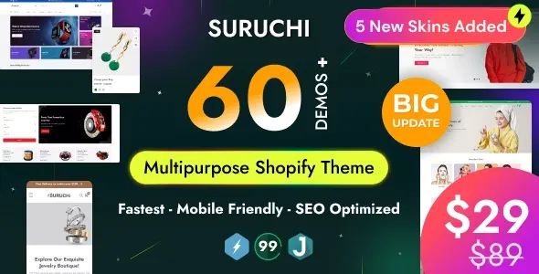 Suruchi - Multipurpose Shopify Theme OS 2.0 - RTL support Free Download