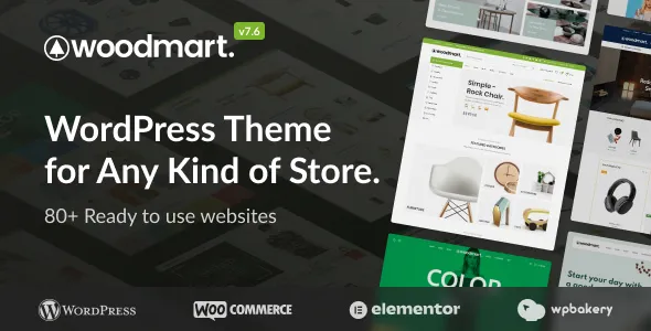 WoodMart - Responsive WooCommerce Wordpress Theme nulled