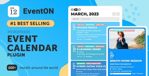 EventON v4.6.8 - WordPress Virtual Event Calendar Plugin nulled