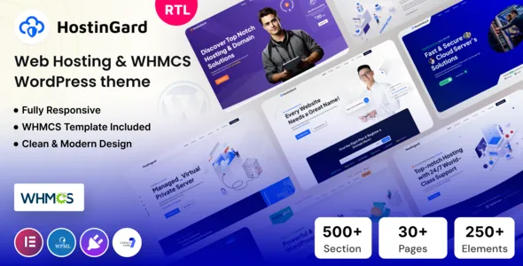 Hostingard v1.3.0 - Web Hosting HTML Template with WHMCS