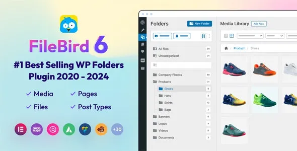 FileBird v6.3.4 - Media Library Folders nulled