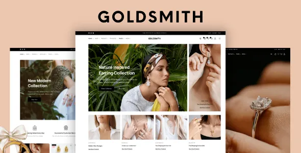 GoldSmith - Jewelry Store WooCommerce Elementor Theme