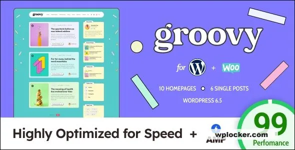 Groovy - Modern & Lightweight Blog for WordPress