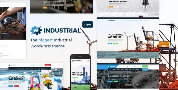 Industrial - Factory Business WordPress Theme Free Download