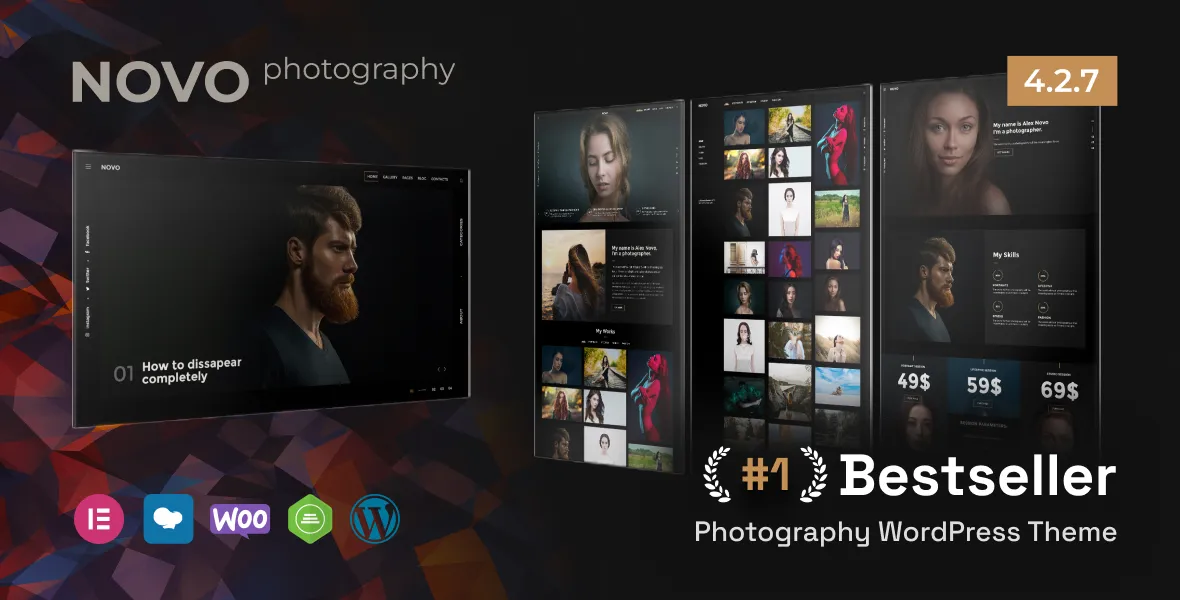 Novo - Photography WordPress Theme nulled