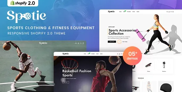 Spotie - Sports Clothing & Fitness Equipment Shopify 2.0 Theme