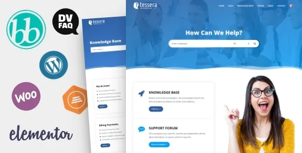 Tessera - Knowledge Base & Support Forum WordPress Theme Free Download