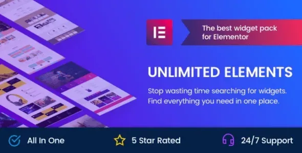 Unlimited Elements for Elementor Page Builder v1.5.120 Free Download