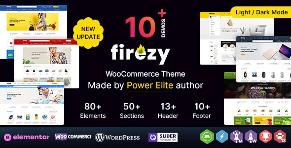 Firezy WP - Elementor Multi-purpose WooCommerce Theme