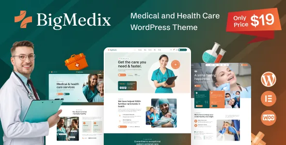 Bigmedix – Medical and Health Care WordPress Theme