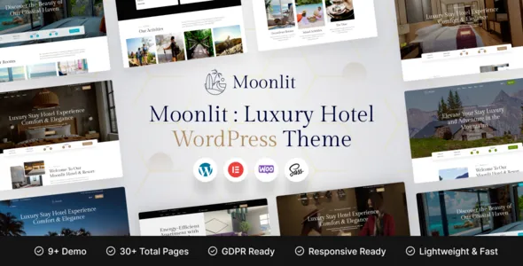Moonlit – Hotel Booking WordPress Theme