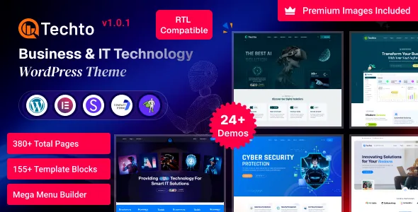 Techto – Business & IT Technology WordPress Theme
