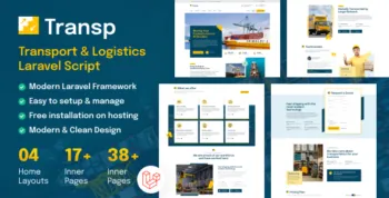 TransP – Transport Courier & Logistics Business Website