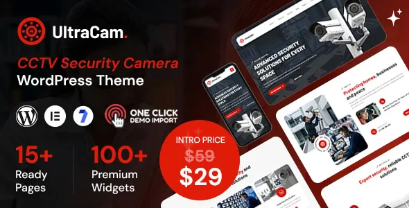 Ultracam – CCTV Security Camera WordPress Theme