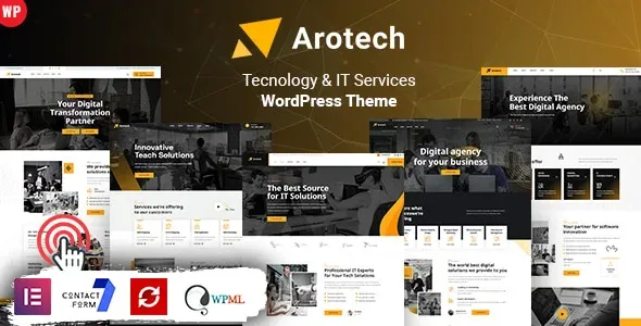 Arotech – Technology IT Services WordPress Theme
