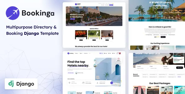 Bookinga – Multipurpose Laravel Booking and Directory Template