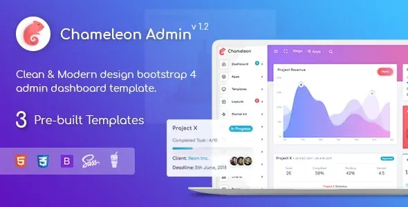 Chameleon Admin – Modern Bootstrap 4 WebApp & Dashboard HTML Template + UI Kit