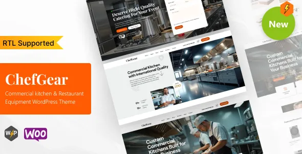 ChefGear – Commercial kitchen & Restaurant Equipment WordPress Theme