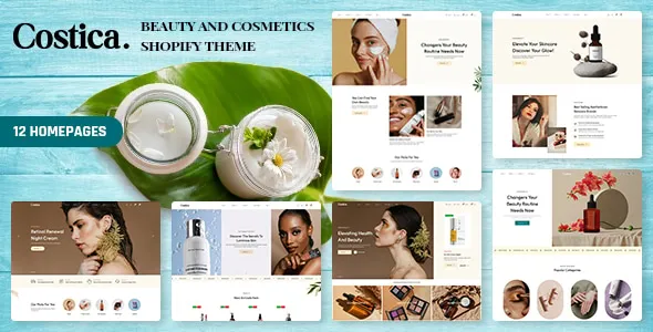 Costica – Beauty & Cosmetics Shopify Theme