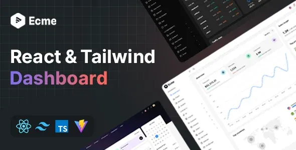 Ecme – React Tailwind Admin Template