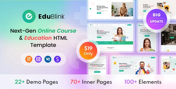 EduBlink - Education & Online Course WordPress Theme