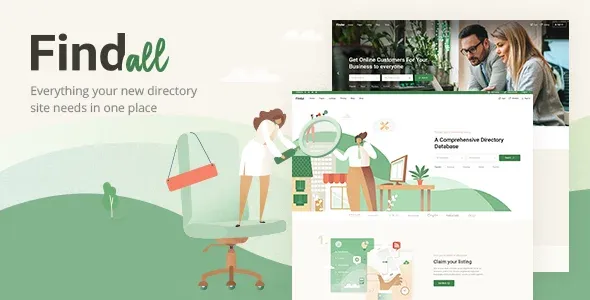 FindAll – Business Directory Wordpress Theme