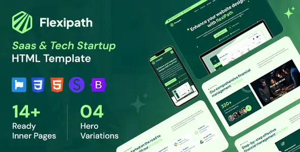 Flexipath – Saas and Tech Startup HTML Template