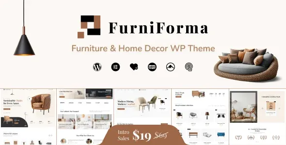 FurniForma – Furniture & Home Decor WordPress Theme