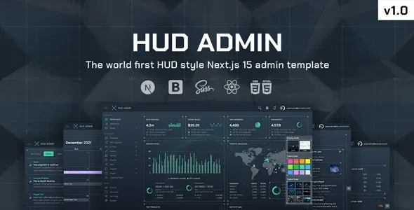 HUD – Next.js 15 Bootstrap Admin Template