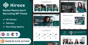 Hireox – Human Resources & Recruiting WordPress Theme