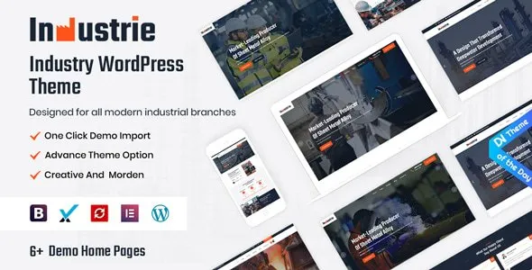 Industrie – Industry WordPress Theme