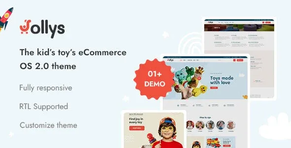 Jollys – Kids Toys eCommerce Shopify 2.0 Theme