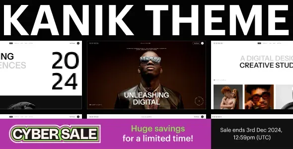 Kanik – Minimal Digital Agency WordPress Theme