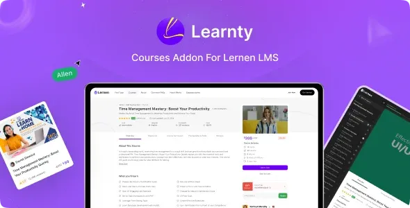 Learnty LMS – Courses Addon For Lernen