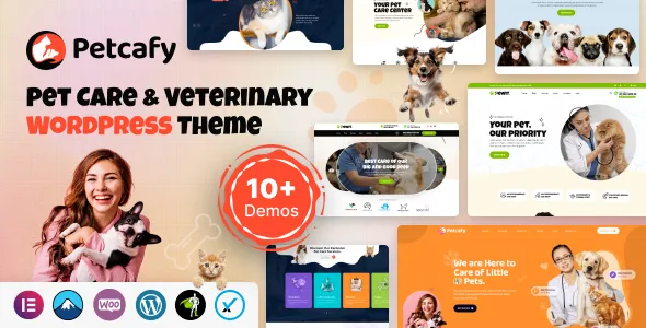 Petcafy – Pet Care & Veterinary WordPress Theme