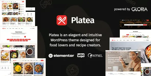 Platea – Recipe WordPress Theme