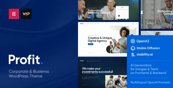 Profit – Business WordPress Theme