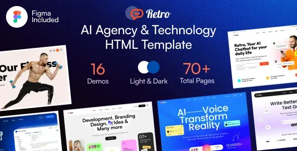 Retro – AI Agency & Technology HTML5 Template