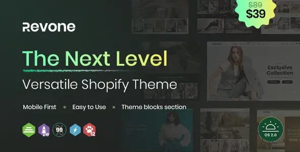 Revone – Next Level Versatile Shopify Theme