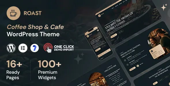Roast – Coffee Shop & Cafe WordPress Theme
