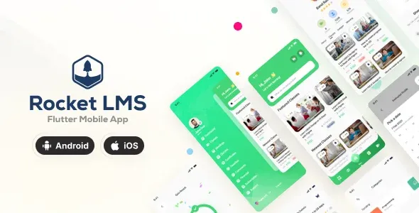 Rocket LMS Flutter Mobile App – Learning Management System for Android and iOS