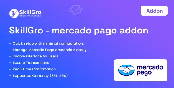 SkillGro – MercadoPago Payment Gateway Addon