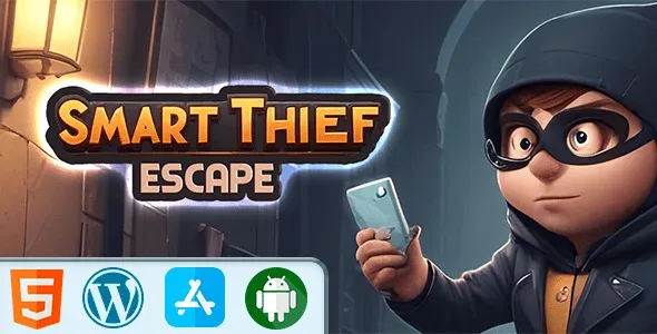 Smart Thief Escape Game – HTML5 Construct3 Game