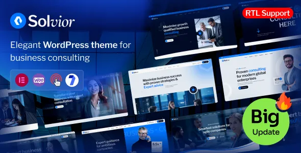 Solvior – Business Consulting WordPress Theme