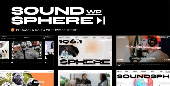 SoundSphere – Podcast & Radio WordPress Theme