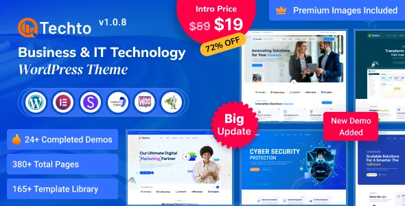 Techto – Business & IT Technology WordPress Theme