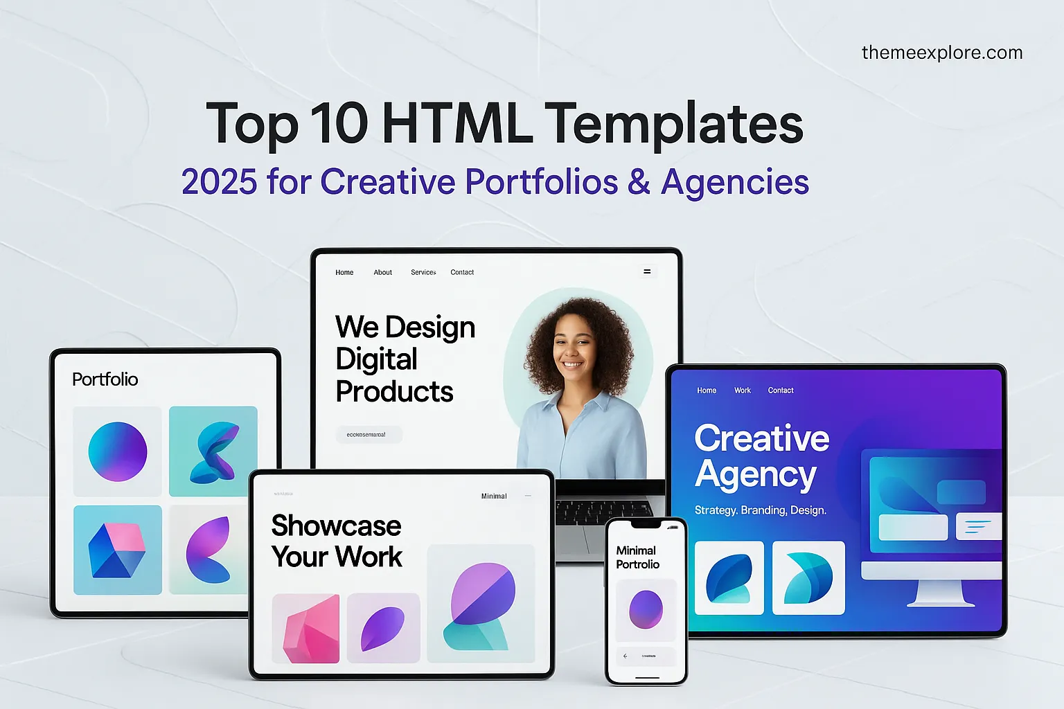 Top 10 HTML Templates for Creative Portfolios & Agencies (2025 Edition)