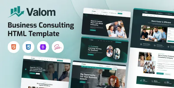 Valom – Business Consultancy HTML Template